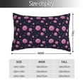 thumbnail image 2 of Rateoe Pink Planets And Stars Pattern Decorative Pillow Case,Throw Pillow Covers,Plush Pillow Cover,Soft Pillow Case,Velvet Pillow Case-14"x20", 2 of 6
