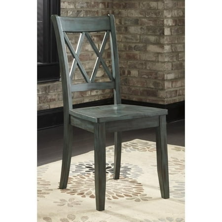 Ashley Furniture Mestler Dining Chair In Antique Blue And Green Canada Ashley Furniture Mestler Dining Chair, Ashley Furniture Blue Dining Room Chairs