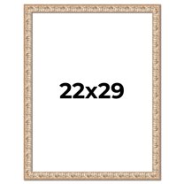 22x29 Frame White Real Wood Picture Frame Width 1.5 inches | Interior Frame Depth 0.5 inches |