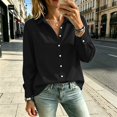 thumbnail image 2 of Karight Womens Button Down Shirts Cotton Oxford Shirt Dress Shirt Long Sleeve Work Blouses Tops with Pocket, 2 of 6