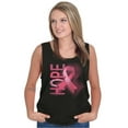thumbnail image 3 of Hope Breast Cancer Awareness Warrior Tank Top Tee Shirt Women Brisco Brands S, 3 of 6