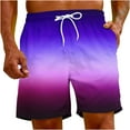 thumbnail image 5 of Xysaqa Mens Swim Trunks 2024 Casual Summer Board Shorts for Men Big & Tall Lightweight Breathable Surf Beach Shorts S-5XL, 5 of 9