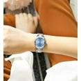 thumbnail image 4 of Watches for Women Analog Quartz Silver Stainless Steel Watches Luminous Waterproof Ladies Dress Watch, 4 of 5