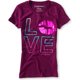 thumbnail image 1 of Camiseta gráfica con cuello redondo Aeropostale para mujer, púrpura, mediana, 1 of 1