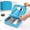 Sky Blue, variant on Konghyp Handheld Makeup Bag Large Capacity Waterproof Storage Bag, Cosmetics Organizer with Removable Compartment, Travel Toiletry Bag for Home and Outdoor Activities, Durable and Easy to Clean