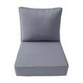 thumbnail image 3 of Large Deep Seat Back Cushion Slip Cover Piped Trim 26 x 30 x 6 inch AD001, 3 of 14