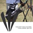 thumbnail image 1 of Set of 12 3 Inches Feather DIY  Fletching Accessories for Archery Hunting Shooting, 1 of 7