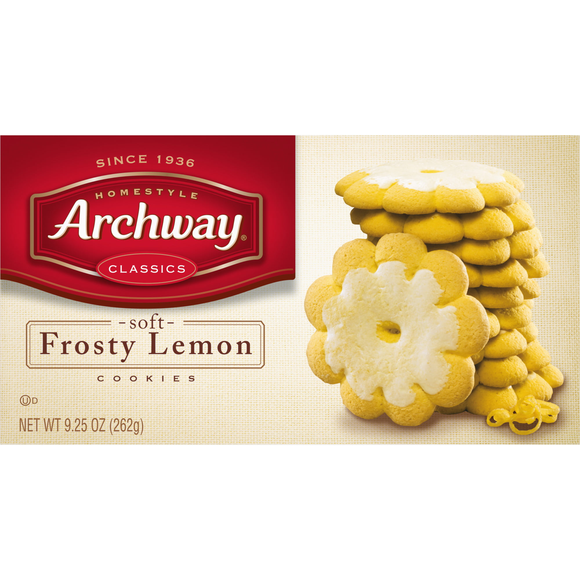 Archway Cookies Frosty Lemon Soft Cookies 9 25 Oz Walmart Com Walmart Com f...