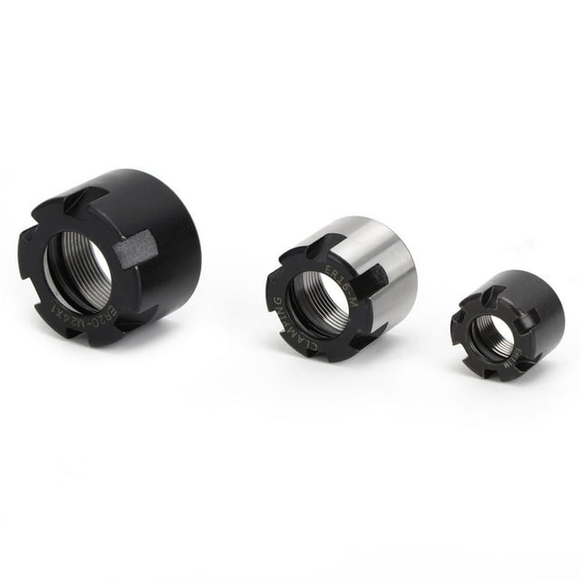 ER Collet Nut,ER11M/16M/20M Collet Nut 40 Fasteners Steel Collet Nut Striking Appearance