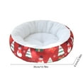 thumbnail image 6 of Vggrvlo Christmas Large Cat Dog Bed Cat Beds for Indoor Cats Dog Beds Large Sized Dog Christmas Decorations Perfect Gifts for Puppy and Kitty 13.7", 6 of 6
