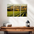 thumbnail image 2 of Elephant Stock Blenheim Vineyard Wall Art - Horizontal Multi Panel Canvas - Living Room Wall Decor - Nature Multi Panel - Gold And Green Decor - 23" x 14", 2 of 4
