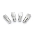 thumbnail image 5 of OULII 60 Pcs Petits Supports d'Étagère Métal Argent pour Centres de Divertissement, 5 of 5