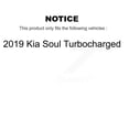 thumbnail image 2 of Transit Auto - Front Rear Disc Brake Rotors And Ceramic Pads Kit For 2019 Kia Soul Turbocharged K8C-103283, 2 of 2