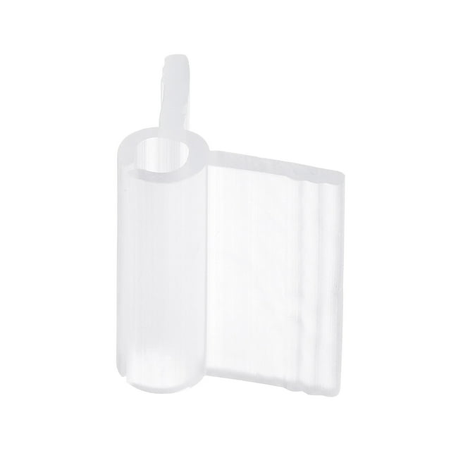 Unique Bargains Clips de Greffage PE 3mm pour Treillis de Jardin Serre Transparent Lot de 50