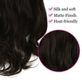 thumbnail image 6 of Blonde Invisible Wire in Hair Extensions Curly Long Synthetic Hairpieces for Women Blonde Hair Piece 20 Inch 4.2 Oz Invisible Headband Wire Fish Line Hidden Extensions, 6 of 8