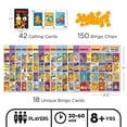 thumbnail image 2 of Juego de bingo AQUARIUS Garfield Family con 18 tarjetas de bingo de 2 a 18, 2 of 7