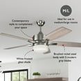 thumbnail image 6 of Design House Grayson LED Ceiling Fan in Brushed Nickel, 52-Inch, 6 of 23