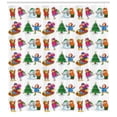 thumbnail image 3 of Ambesonne Winter Shower Curtain, in Seasonal Clothes, 69"Wx84"L, Multicolor, 3 of 3