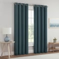 thumbnail image 5 of Eclipse Dutchess 100% Blackout Lined Curtains, Solid Grommet (1 panel), 63" long x 50" wide, Marine, 5 of 10