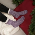 thumbnail image 6 of BambooMN Women's Funky Double Layer Thick Soft Warm Fuzzy Comfy Home Socks, 3 Pairs Asst H, S/M, 6 of 8