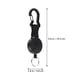 thumbnail image 2 of YSNOOWE 2Ud Llavero Retráctil Negro Resistente Con Para Protección Anti-Pérdida Y Exterior, 2 of 8