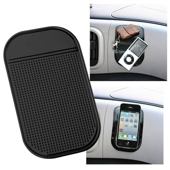 Wideskall Multi Purpose Non-Slip Silicone Pad Sticky Grip Mat for Car Dash Phone Mount