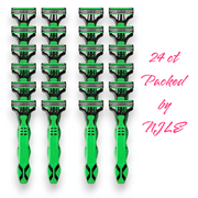 Schick Xtreme 3-Blade Sensitive Men's Disposable Razors, 24 Ct Value Pack, Aloe Comfort Strip,  Re-Packed Bulk