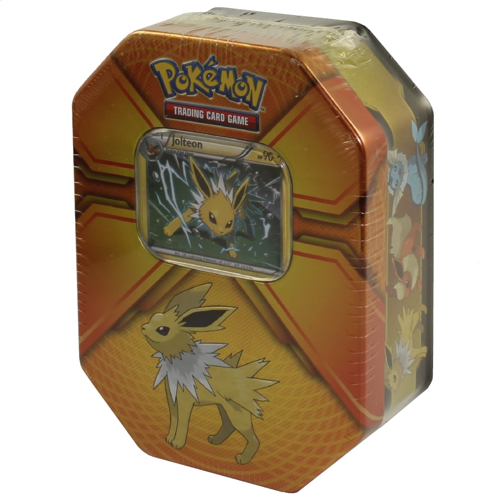 Jolteon Tin Pokemon Power Trio Trading Cards NEW Factory Sealed 3 Booster Packs 
