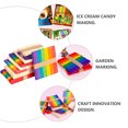 thumbnail image 3 of MasteelfCA 400 Pcs 1 Set Wooden Crafts Interesting Toy Sticks Educational Toys (Colorful), 3 of 7