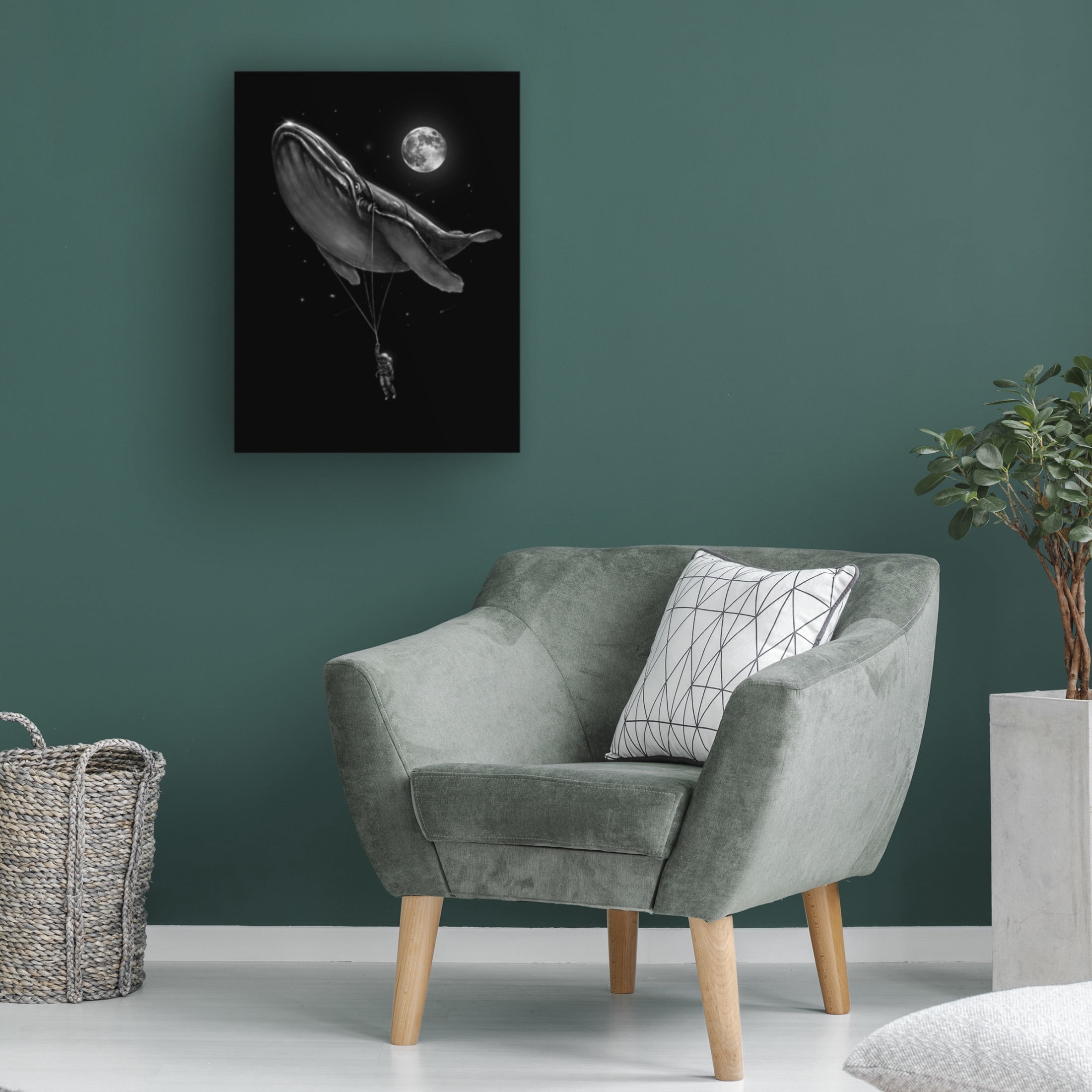 Canvas Wall Art - Francis Minoza 'Hitching A Ride' Wall Art for Living Room, Bedroom, or Office Décor by Trademark Fine Art - 24 x 32 Inches