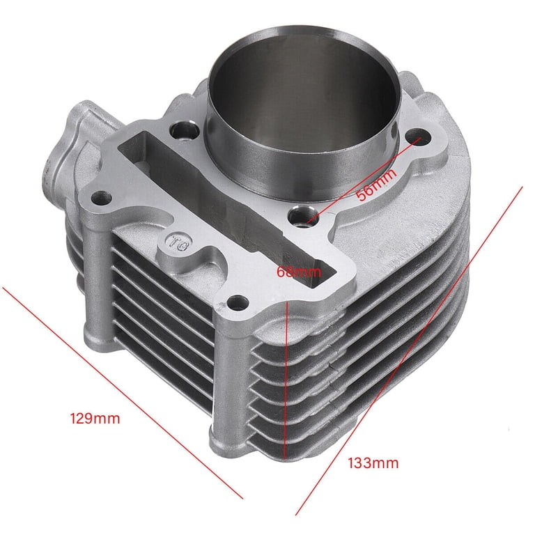 RedCap 170cc-200cc GY6 Motorcycle Parts: 61mm Big Bore Cylinder RedCap 170cc-200cc GY6 Motorcycle Parts: 61mm Big Bore Cylinder