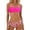 Hot Pink, variant on Tankini Swimsuits for Women Floral Print Set Bikini Two Piece Swimsuit for Summer Vacation