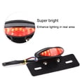 thumbnail image 4 of Luz Trasera De Motocicleta, Luz LED Universal Retro Para Matrícula De Freno, Luces Indicadoras Negras, 4 of 7