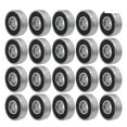 thumbnail image 6 of GOOHOCHY Steel Black Skateboard Wheel Bearings for 20Pcs 2.2 x 2.2 x 0.7 Inch, 6 of 8