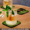 thumbnail image 3 of 3drose, Brown Horse in the Field Is a Photo of a Horse Eating Grass, Set of 8 Coasters - Soft, 3 of 7