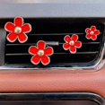 thumbnail image 6 of 4x Car Air Vent Conditioner Vent Diffuser ,Automotive Accessories Alloy Universal Car Perfume Clip for Girls Women Red, 6 of 8
