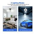 thumbnail image 4 of 3 Pack LED Garage Lights, 200W Hight Bright Light Fixture with 6+1 Deformable Panels, 20000LM Garage Ceiling Lighting for Garage Basement Workshop, 4 of 8