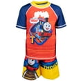 thumbnail image 3 of Thomas & Friends Thomas the Train Toddler Boys Rash Guard and Swim Trunks Outfit Set Toddler, 3 of 5