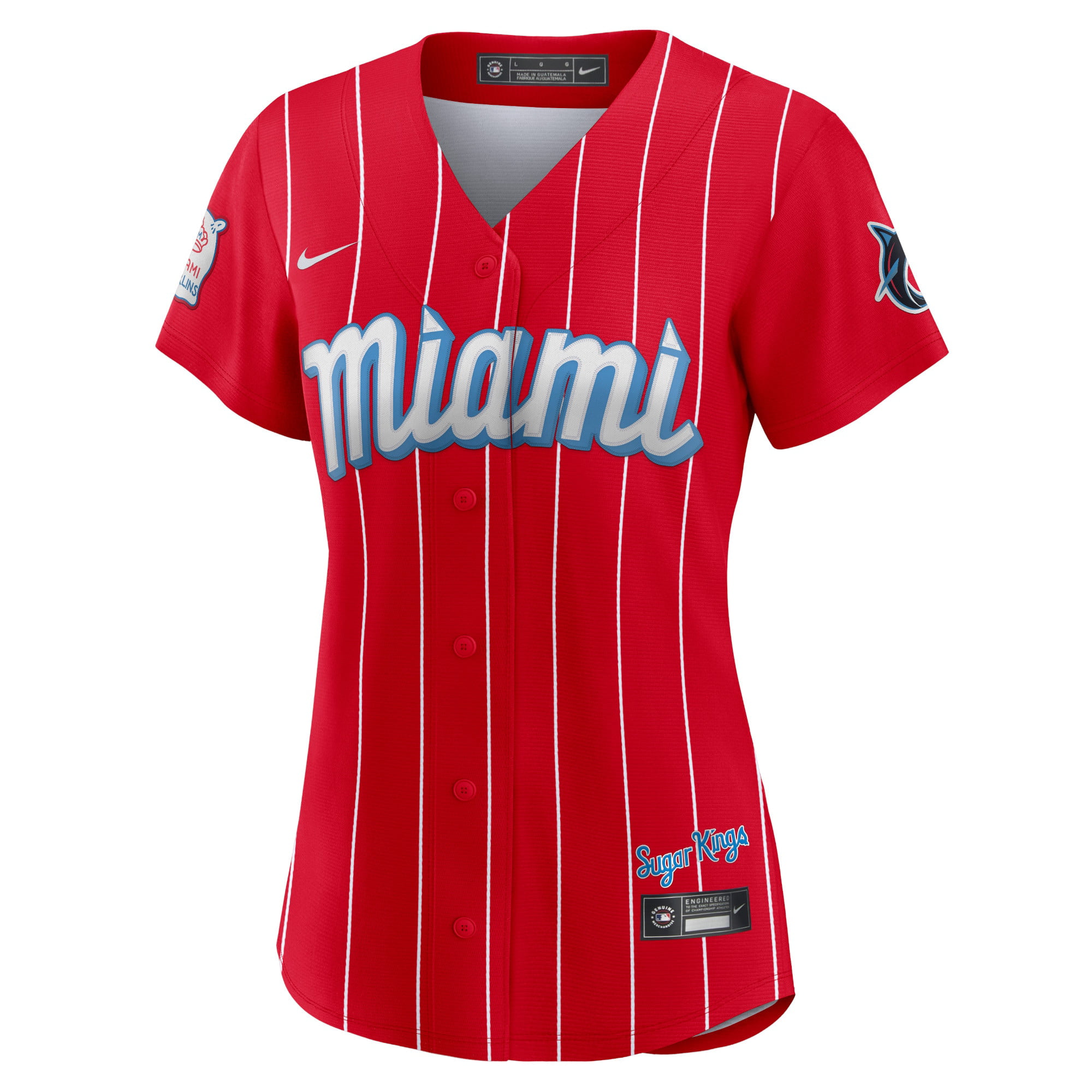 Youth Miami Marlins Nike Red City Connect Replica Jersey