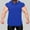 c04Blue, variant on USNSM Men's Muscle T Shirts Stretch Short Sleeve V Neck Bodybuilding Athletic Workout Gym Tee Shirts Ribbed Knit Shirt Gray XL