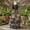 Wings Folded, variant on EPICOZY 37" H Bald Eagle Waterfall Fountain 5-Tier Rock Cascade Resin Garden Water Feature with LED Lights, Outdoor Patio Water Fountain for Yard Porch Lawn and Home Art Décor