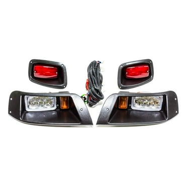 EPR Golf Cart Full LED Headlight & Tail Light Kit for EZGO TXT 1996-2013 Gas and Electric Models