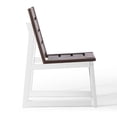 thumbnail image 6 of WestinTrends Cape May HDPE Outdoor Patio Dining Side Chair, Dark Brown, 6 of 14