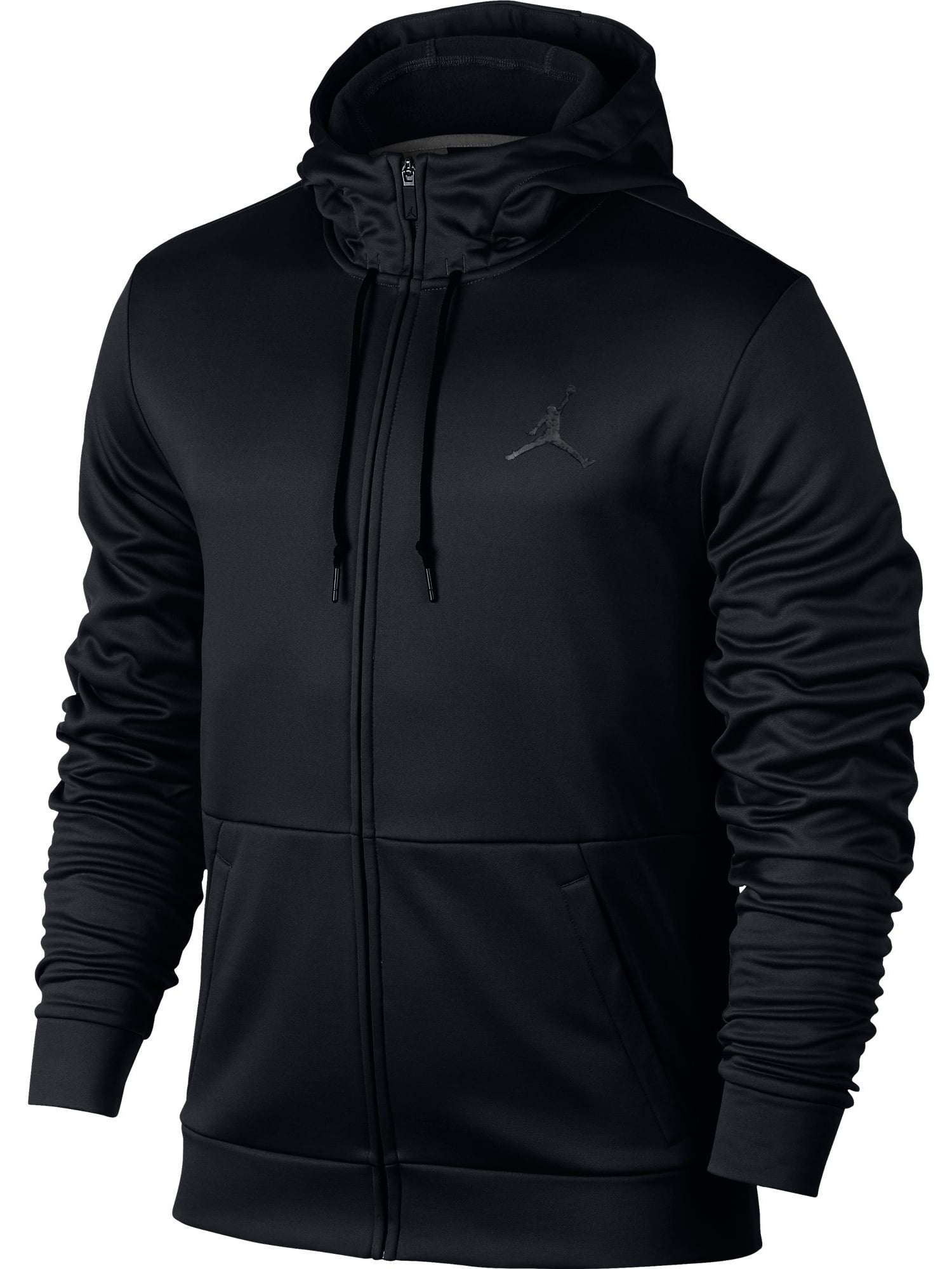 jordan zip hoodie black