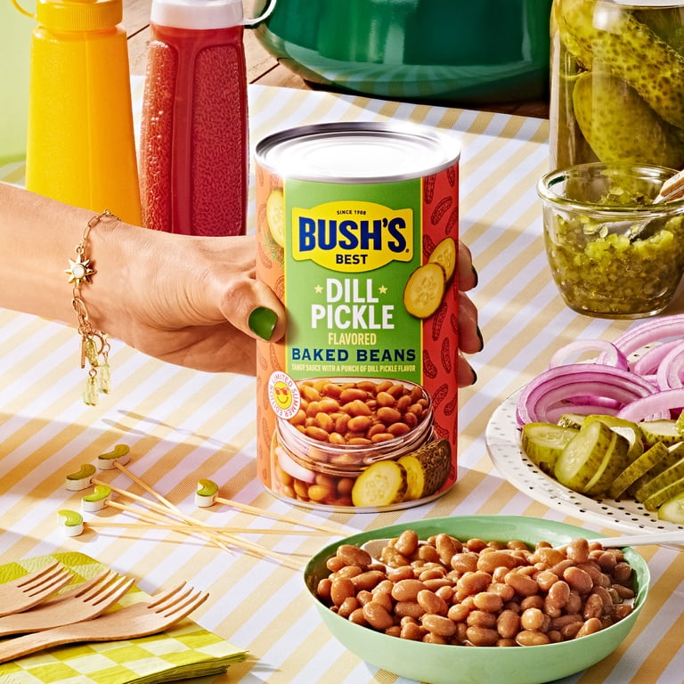 Bush's Dill Pickle Flavored Baked Beans, Limited Summer Edition
