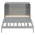 thumbnail image 6 of Queen Size Murphy Bed Wall Bed with drawer and a set of Sockets & USB Ports, Gray, 6 of 27