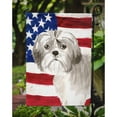 thumbnail image 3 of Patriotic USA Shih Tzu Puppy Garden Flag, 3 of 5