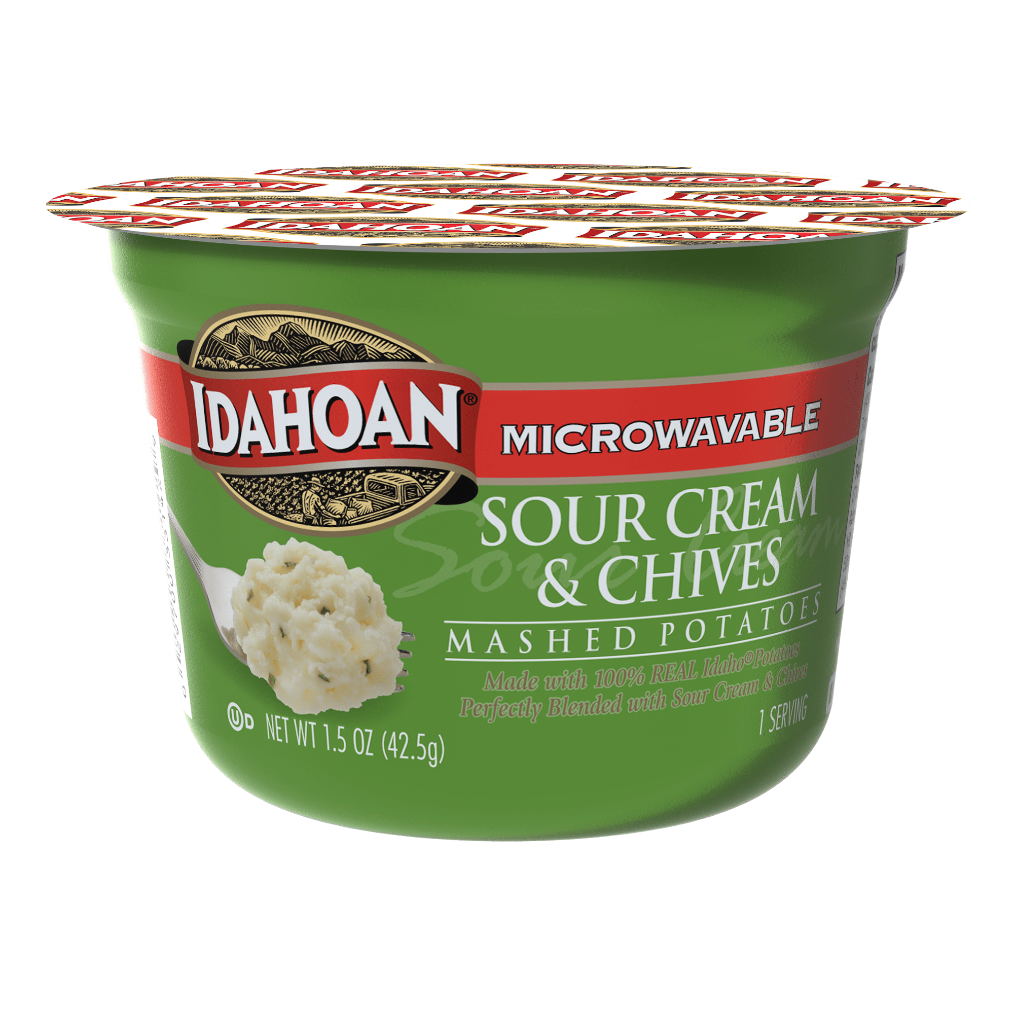Download Idahoan Sour Cream & Chives Mashed Cup, 1.5 oz Cup ... Yellowimages Mockups