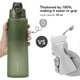 thumbnail image 2 of 900ml Collapsible Silicone Water Bottle with Strap, BPA LeakProof Travel Bottle (Green), 2 of 5