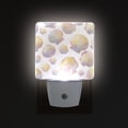 thumbnail image 3 of Glowing Shells LED Night Light Sensor Lamp Plug-in Adjustable Brightness 2 Pack, 3 of 7